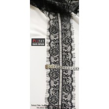 Altay Aksesuar Siyah Sakallı Dantel 12 cm 3mt