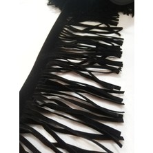 Altay Aksesuar Süet Saçak 10 cm ( Siyah ve Kırmızı )