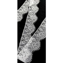 Altay Aksesuar Beyaz Sakallı Dantel Kenar 10 cm ( 3 mt )