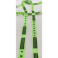 Altay Aksesuar Fashıon Yazılı Neon Yeşil Renk Şerit