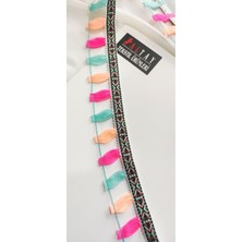 Altay Aksesuar Etnik Desenli Renkli Püskül