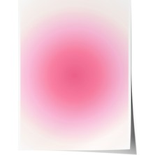 Zestia Çerçevesiz Poster, Pembe Gradyan Arka Plan, Soyut Yumuşak Geçiş Poster No: 107659