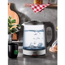 SK-8032 Cam Kettle Kablosuz Su Isıtıcı 1.8l