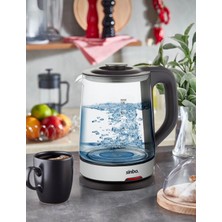 SK-8032 Cam Kettle Kablosuz Su Isıtıcı 1.8l