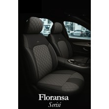 Daewoo Nexia 1994–2008 Floransa Serisi Eviza Füme Koltuk Kılıfı