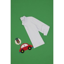 U.S. Polo Assn. Kız Çocuk Beyaz Polo Yaka Basic Sweatshirt 50316836-VR013