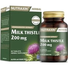 Nutraxin Herbal Milk Thistle 60 Tablet Takviye Edici Gıda