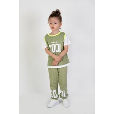 Harika Kids Erkek Çocuk Cool Baskılı  Alt Üst Basic Takım 2-5 Yaş