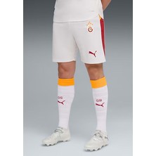 Puma Galatasaray 2025/2026 Alternatif Şort Erkek 2XL Kırmızı Renkli Rahat Tasarım 77982303