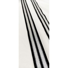 Altay Aksesuar Siyah Gümüş Simli Tiktak Şerit