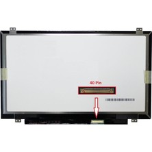 Qpart B140XW02 V.4  14.0 40 Pin Slim LED Ekran