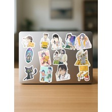 Zipzap Suzume Anime Telefon Laptop Bullet Journal Yapışkanlı Folyo Sticker Paketi