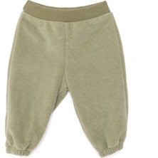 Hellobaby Erkek Bebek Basic Pantolon Polar Ribanalı Paça Koyu Gri