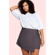 Kadın Şort Etek Feminen Straight Kalıp Dokuma Kumaş Rahat Günlük Yaz Aylarının Vazgeçilmezi