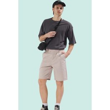 Erkek Dokuma Gabardin Şort Pamuk Yaz Aylarının Rahatlığı Günlük Kullanım Dayanıklı Malzeme