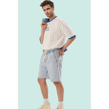 Erkek Kısa Boy Denim Şort Straight Kalıp Pamuk Casual Yaz Stilleri Için Stilin Buluştuğu Yer