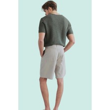 Erkek Yazlık Kapri Şort Dokuma Gabardin Kumaş Rahat Günlük Kombinler Yaz Aylarının Vazgeçilmezi