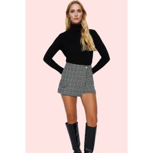 Kadın Kısa Boy Tüvit Dokuma Şort Etek; Pamuk; Normal Bel; Günlük Şıklık Yaz Aylarının Vazgeçilmezi