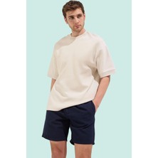 Erkek Klasik Şort Pamuk Oxford Dokuma Rahat Günlük Stil Hafta Sonu Yaz Aylarının Vazgeçilmezi