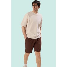 Erkek Basic Şort Pamuklu Kumaş Rahat Kesim Günlük Kombinler Hafta Sonu Yaz Aylarının Vazgeçilmezi