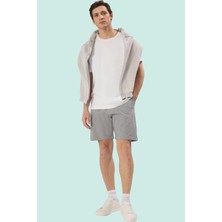 Erkek Kısa Boy Dokulu Şort Rahat Günlük Kombinler Için Straight Kesim Yaz Aylarının Vazgeçilmezi