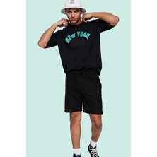 Erkek 2'li Paket Çok Boru Paça Şort Pamuk Rahat Günlük Hafta Sonu Yaz Aylarının Vazgeçilmezi