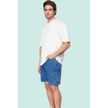 Erkek Denim Şort Pamuk Casual Günlük Kullanım Dayanıklı Malzeme Yaz Aylarının Vazgeçilmezi