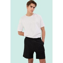 Erkek Yazlık Şort Rahat Geniş Paça Dokulu Örme Kumaş Günlük Kullanım Yaz Aylarının Vazgeçilmezi