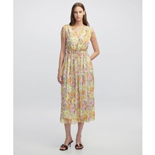 Desenli şifon elbise IS1250002730009