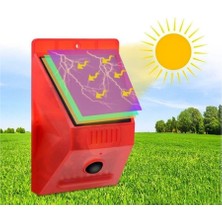 Alarm Güneş Enerjili Solar 129 Db Sesli Hareket ve Işık Sensörlü + Uzaktan Kumandalı Alarm