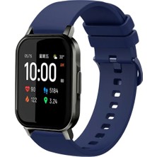 Haylou LS02 ile Uyumlu Kordon Jel Silikon Tokalı Kayış