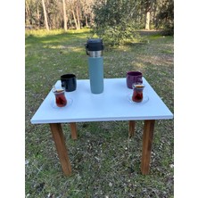 Trend Loca Portatif Kamp Masası Balkon Bahçe Masası Piknik Masası Sehpası 60X45CM
