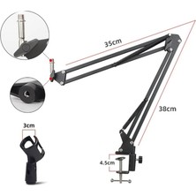 NWN21454 Pro Masa Tipi Mikrofon Standı Pop Filtre Stand