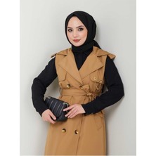 Uzun Yelek Bondit Kumaş GBYELEK0001