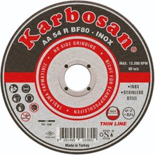Karbosan Inox Thınlıne Kesici 115X1.0X22 (910380) Min.(25 Adet )