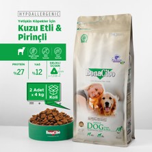 Adult Dog Kuzulu ve Pirinçli Yetişkin Köpek Maması, 4 kg x 2 Adet, Tüm Irklar Için, Doğal, Şeker Içermez