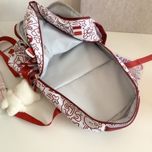 Tengyueda Moda Erkek ve Kadın Sırt Çantaları Büyük Kapasiteli Graffiti Seyahat Çantaları Öğrenci Okul Çantaları (Yurt Dışından)