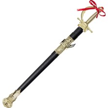Altın Renk Kabzalı Zararsız Oyuncak Şövalye Kılıcı – 68 cm (Plastik)