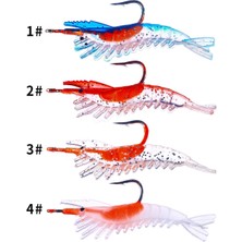 Hengjıa SO077 6cm 3g Kurşun Sarılı Karides Yemi SO077 1çok Renkli (Yurt Dışından)