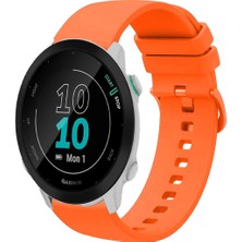 Garmin Forerunner 55 ile Uyumlu Kordon Jel Silikon Tokalı Kayış