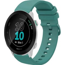 Garmin Forerunner 55 ile Uyumlu Kordon Jel Silikon Tokalı Kayış