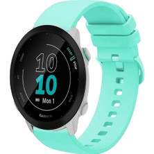 Garmin Forerunner 55 ile Uyumlu Kordon Jel Silikon Tokalı Kayış