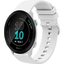 Garmin Forerunner 55 ile Uyumlu Kordon Jel Silikon Tokalı Kayış
