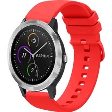 Garmin Vivoactive 3 ile Uyumlu Kordon Jel Silikon Tokalı Kayış