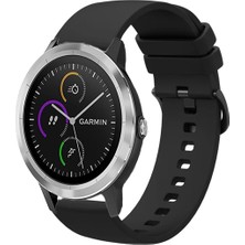 Garmin Vivoactive 3 ile Uyumlu Kordon Jel Silikon Tokalı Kayış