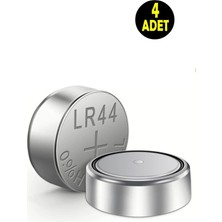 Usin 4 Adet AG13 Alkalin LR44H A76 SR44 357 V13GA Düğme Para Pil Uzun Ömürlü Enerji Kaynağı