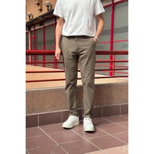 Erkek, Keten dokuma, Pamuklu kumaş, Regular fit, Mevsimlik Pantolon 294