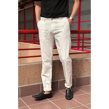 Erkek, Keten dokuma, Pamuklu kumaş, Regular fit, Mevsimlik Pantolon 294