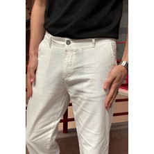 Erkek, Keten dokuma, Pamuklu kumaş, Regular fit, Mevsimlik Pantolon 294