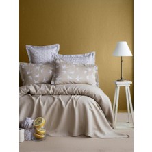 Freely Bej Çift Kişilik Bambu Pike Takımı